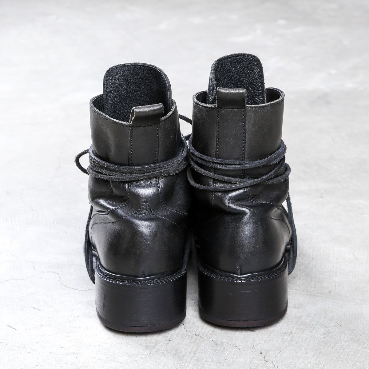 Dirk Bikkembergs 90s Lace Through Heel Boots Size 41.5 – akaibu.co