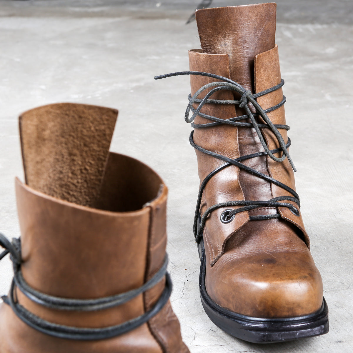 DIRK BIKKEMBERGS レザー切替ウールピーコート size 44 DIRK BIKKEMBERGS レザー切替ウールピーコート size 44