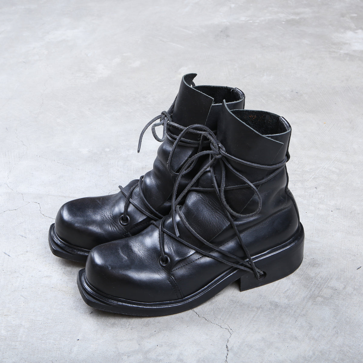 バッグ dirk bikkembergs Dirk Bikkembergs black mountaineering boots with metal heel
