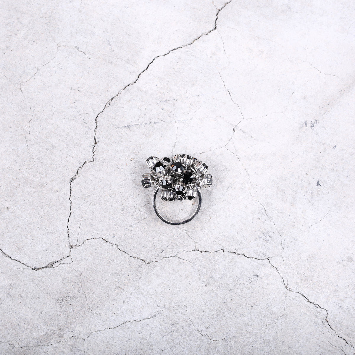 ◆【極美品】GARNI 廃番 Stone G Ring BLACK 19号 ◇【極美品】GARNI 廃番 Stone G Ring BLACK 19号 ガルニのおすすめ