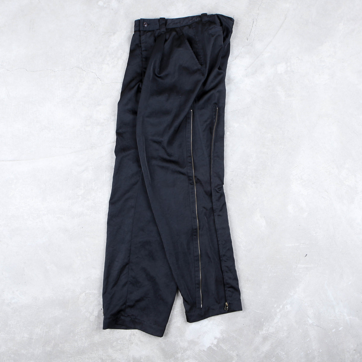 Issey Miyake 80s Nylon Trousers Zip Pants – akaibu.co