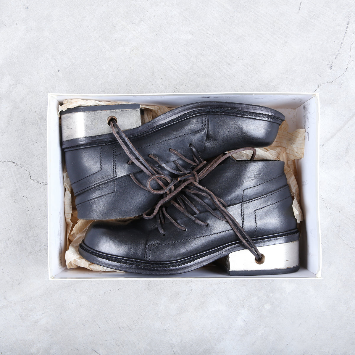 DIRK BIKKEMBERGS 超希少 レザー スパイク スニーカー 37 - メルカリ