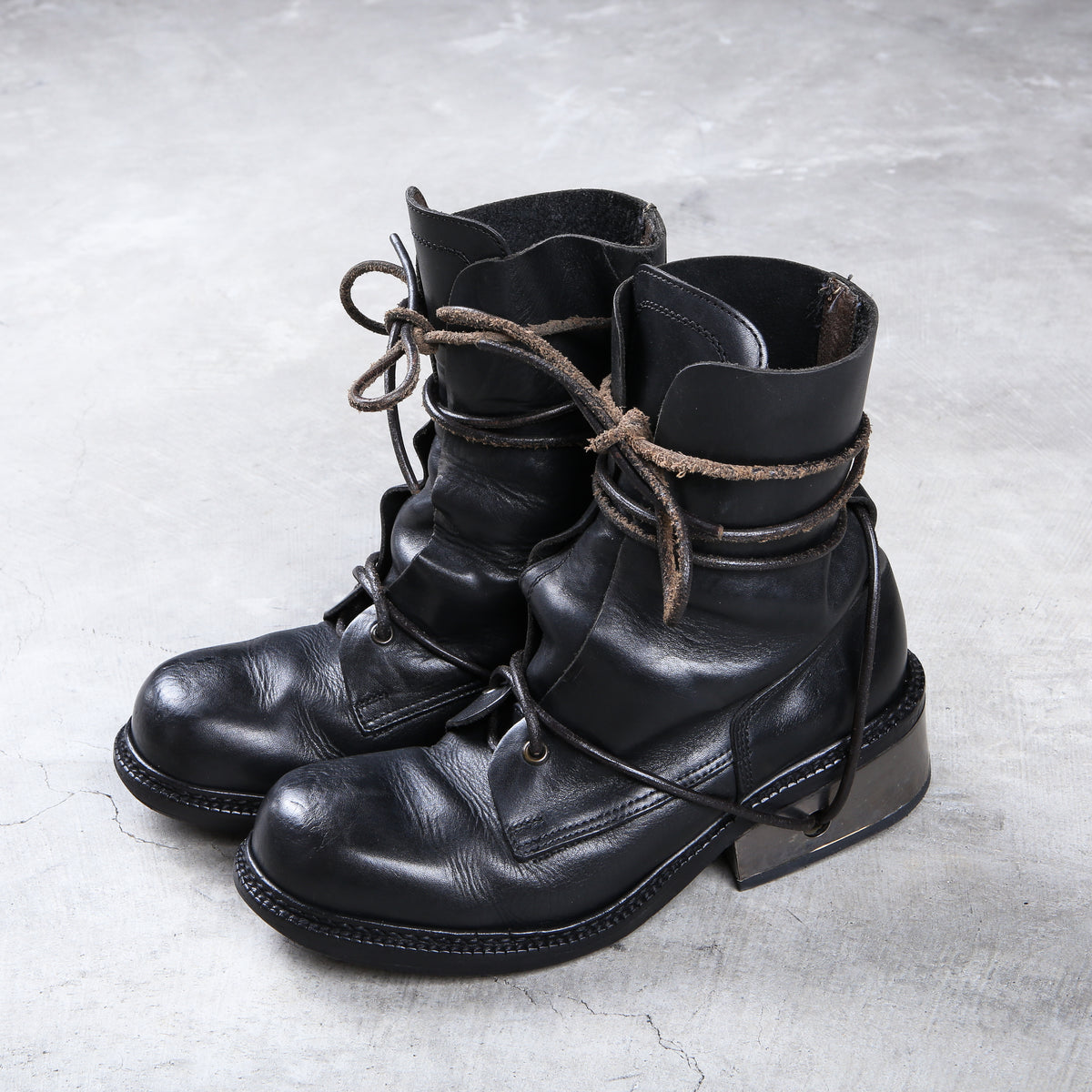 90s DIRK BIKKEMBERGS メタルヒール サイドゴア ブーツ 42 90s DIRK BIKKEMBERGS メタルヒール サイドゴア ブーツ 42