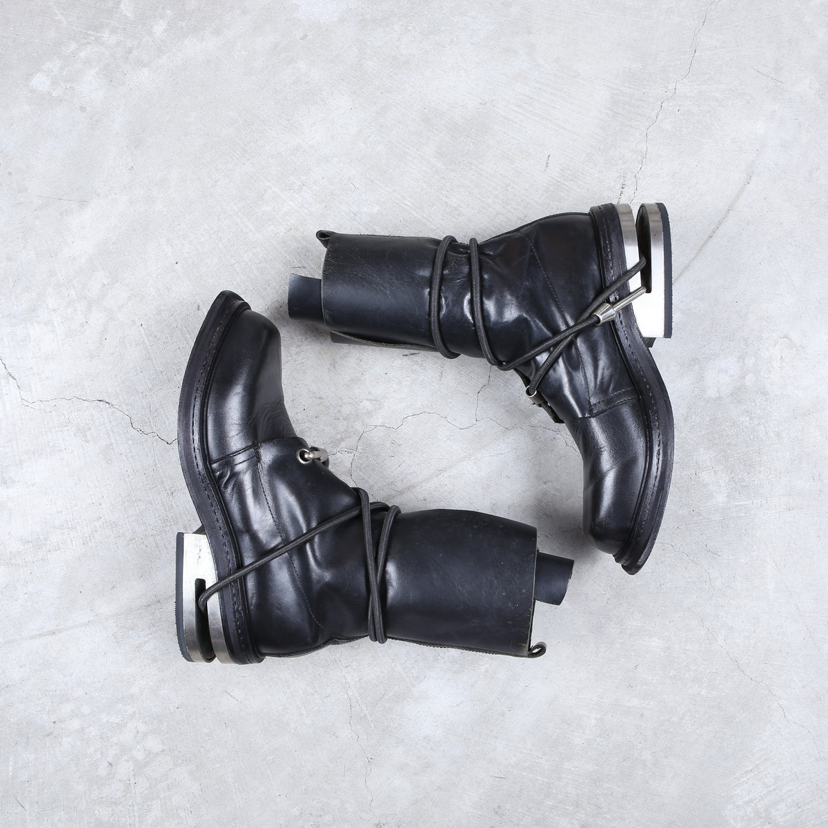 Dirk Bikkembergs Tall Bungee Boots – akaibu.co