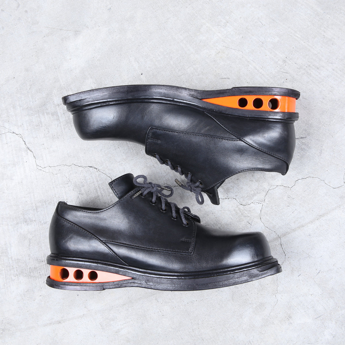 Dirk Bikkembergs Derby Boots “Easy Rider” Orange – akaibu.co