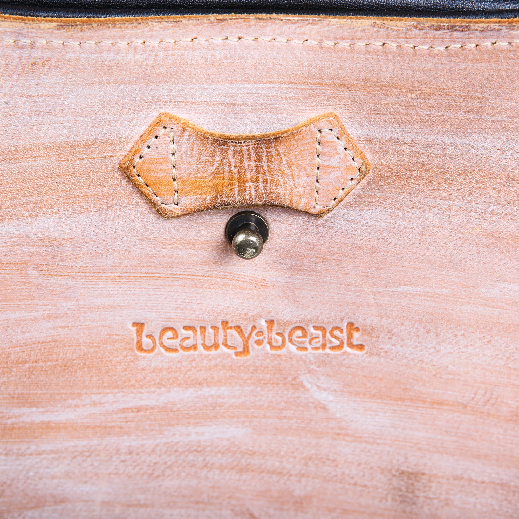 Beauty:Beast Leather Messenger Bag