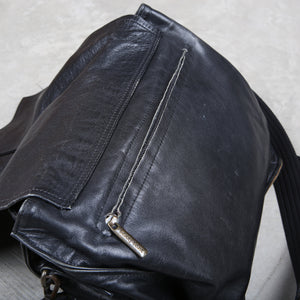 Beauty:Beast Leather Messenger Bag