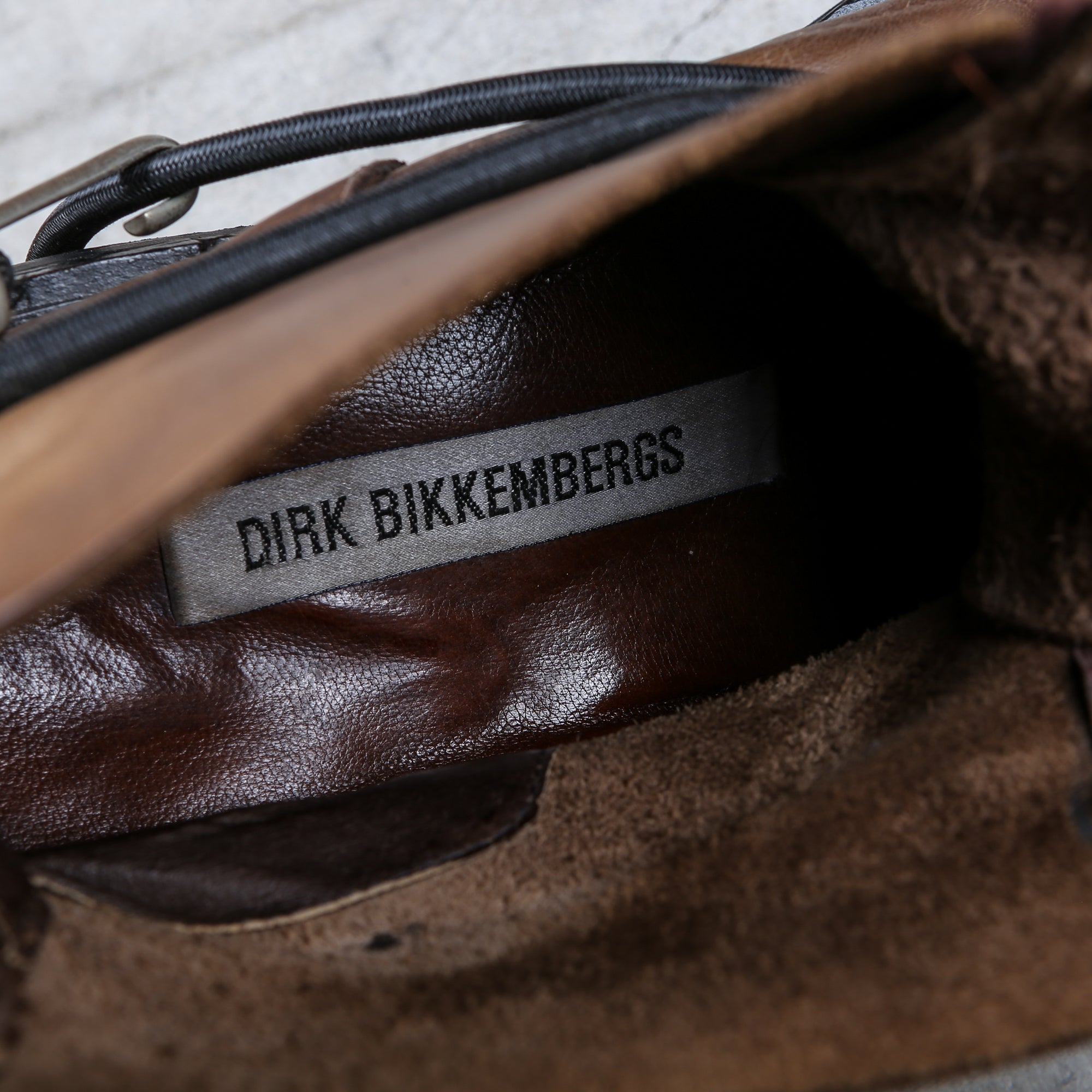 Dirk Bikkembergs Brown Metal Mountaineering Boots Zipper