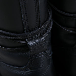 Dirk Bikkembergs Boots Metal Lace Through Heel in Black Size 41