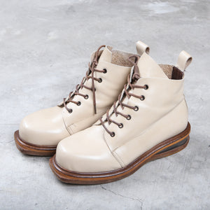 Dirk Bikkembergs Metal Hybrid Sole Natural & Veg Tan Boots size 41