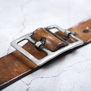 Carol Christian Poell Horse Cordovan Leather Belt Male 2009 “SAFE”