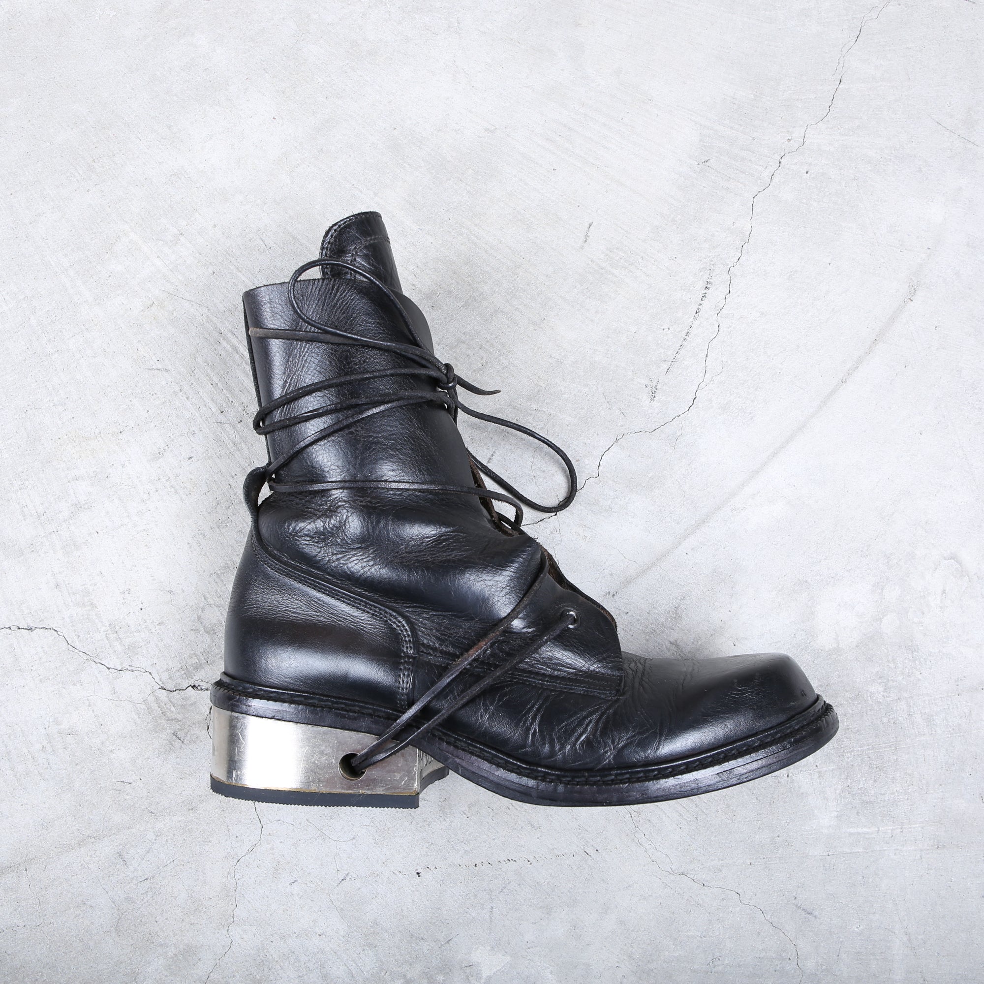 Dirk Bikkembergs Metal Heel Square Toe-