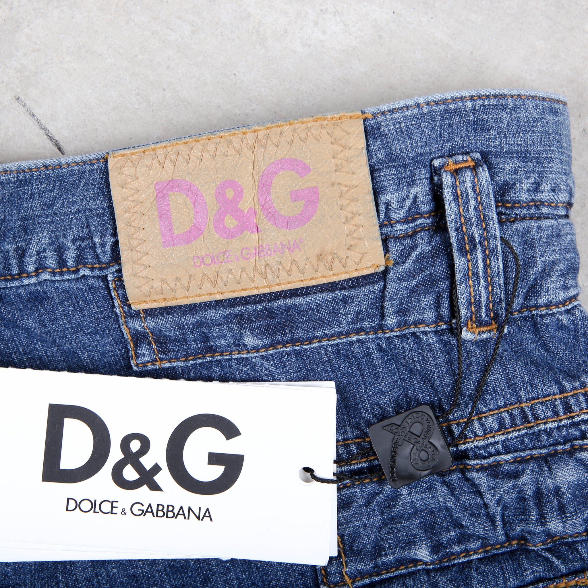 Dolce & Gabbana Bondage Denim Pants