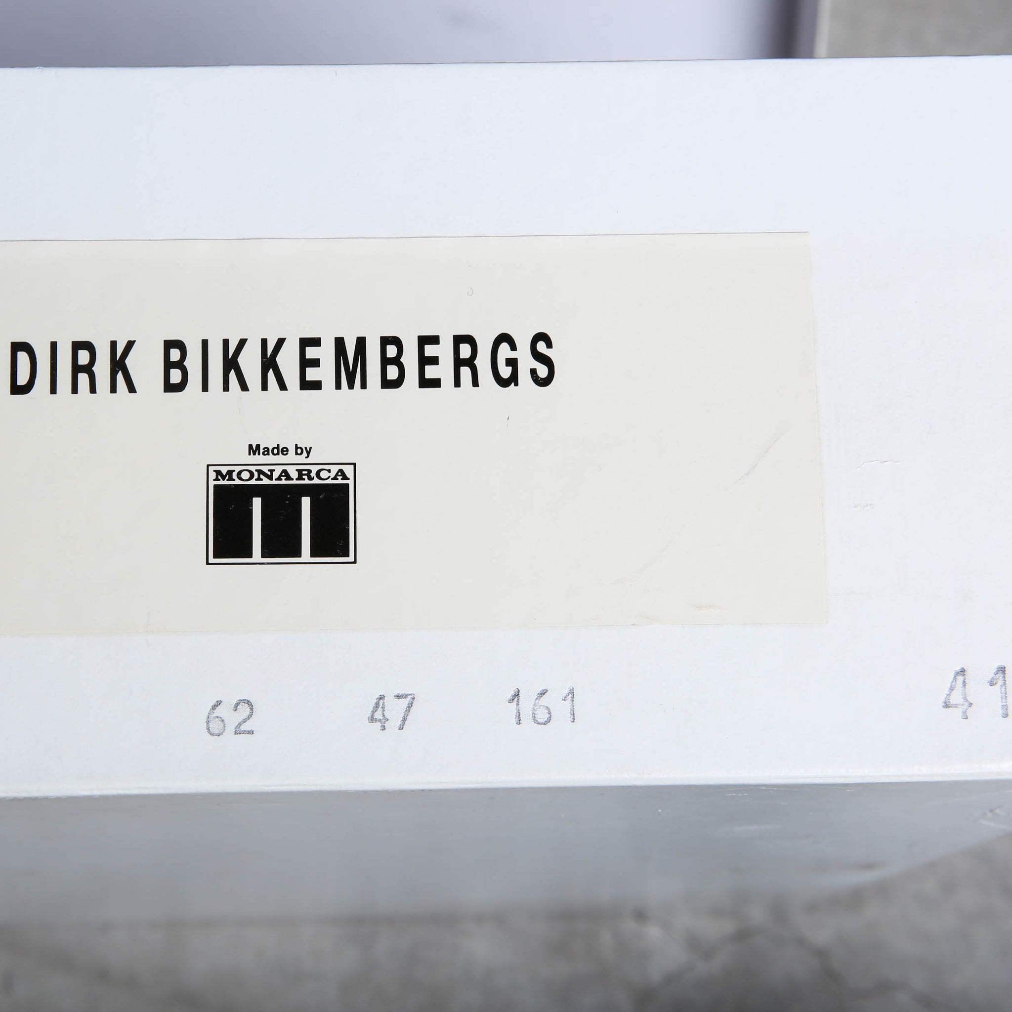 Dirk Bikkembergs 1996 Custom White Steel Cut Boot