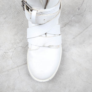 Dirk Bikkembergs White Tanker Boots