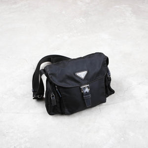 Prada Mini Nylon Backpack Messenger Bag