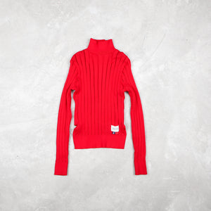 20471120 Unisex Red Cropped Cardigan SS/98 "Yikes