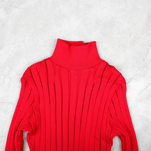 20471120 Unisex Red Cropped Cardigan SS/98 "Yikes