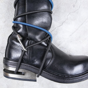 Dirk Bikkembergs Knee High Steel Heel Mountaineering Boots