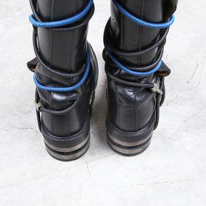 Dirk Bikkembergs Knee High Steel Heel Mountaineering Boots