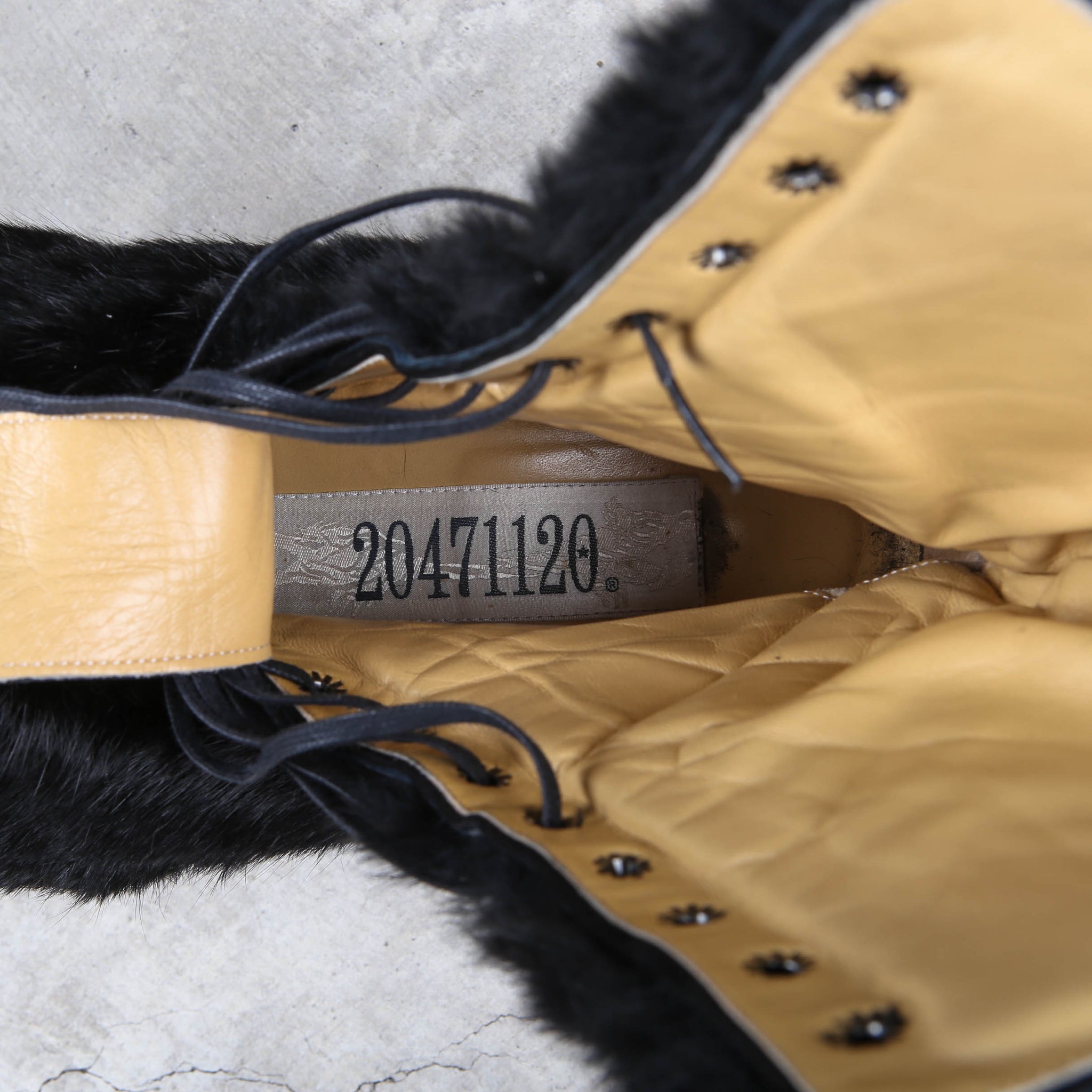 20471120 Fur Ski Boots AW/98 "Link"