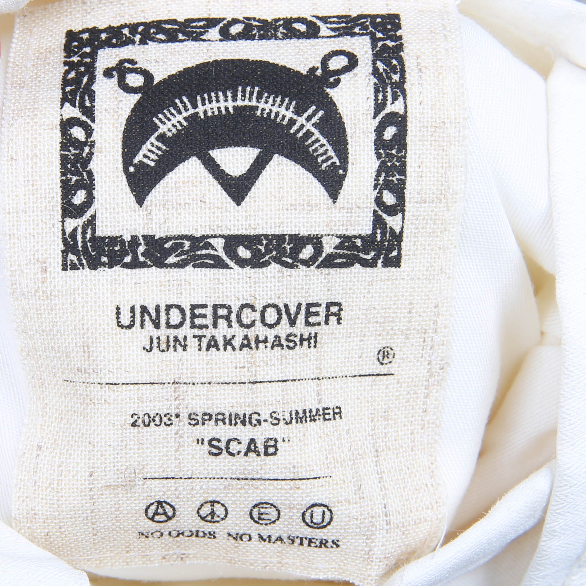 Undercover Scab SS/2003 White Body Pouch By Jun Takahashi