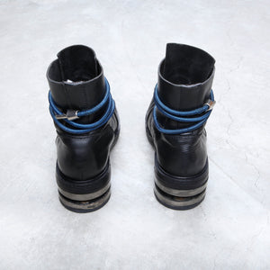 Dirk Bikkembergs Boots 1996 Black Steel Cut Boot