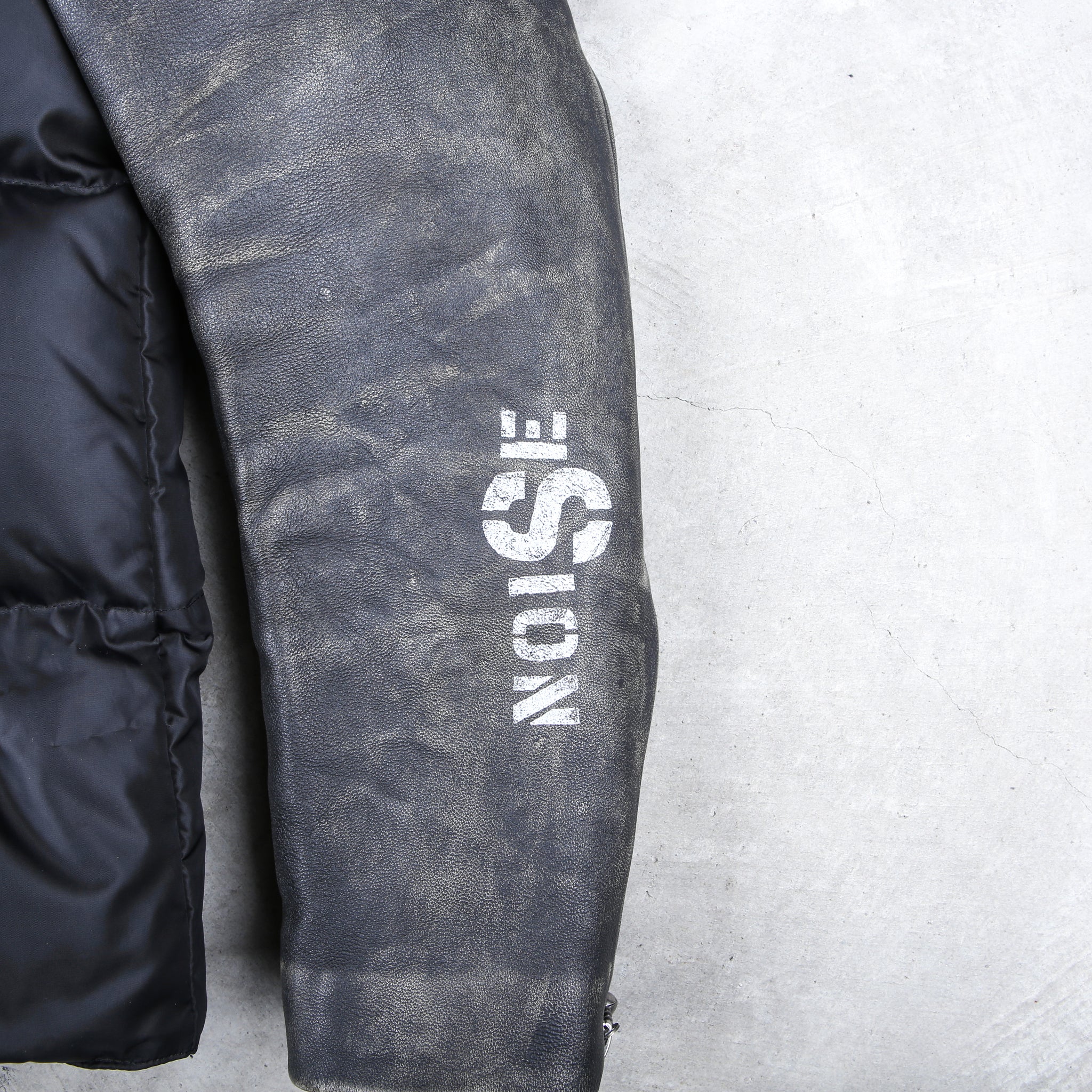Undercover AW/05 Hybrid Leather Jacket from 25 Year Retrospective