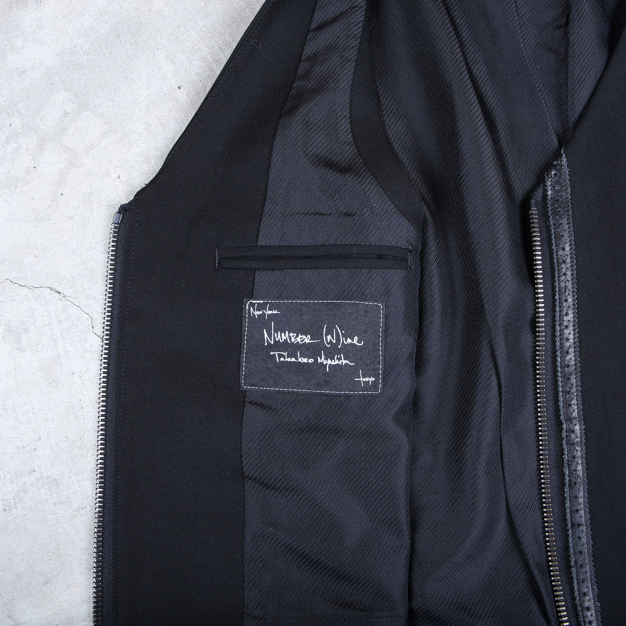 Number (N)ine Vest "NOIR" AW/06