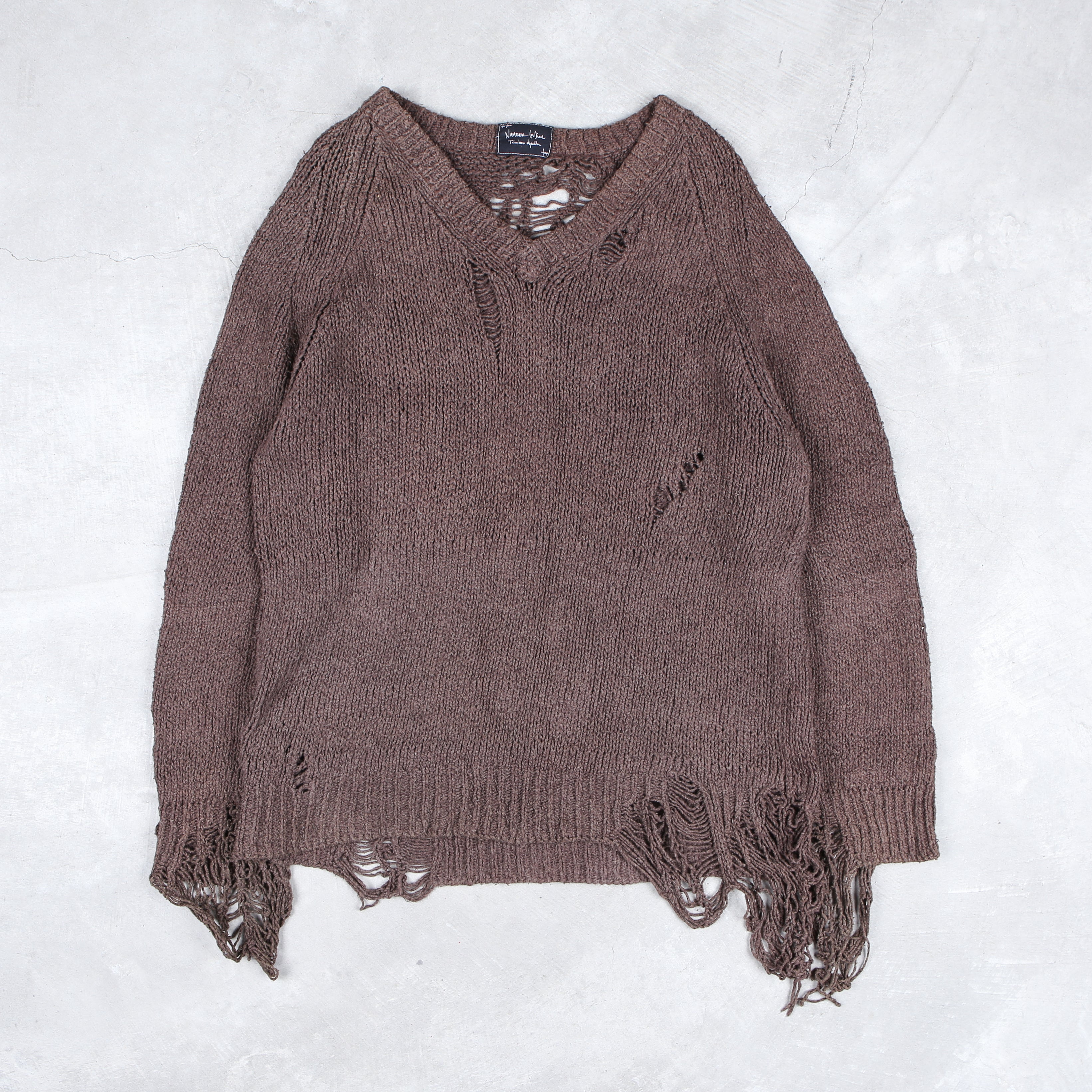 DISCOVERED grunge knit ニット　ダメージ加工 boro DISCOVERED grunge knit ニット ダメージ加工 boro DISCOVERED