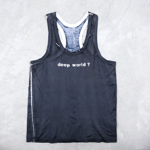 Yohji Yamamoto SS/14 "Deep World" Dyed Tank Top