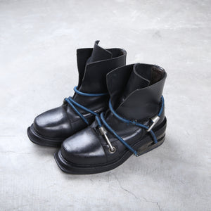 Dirk Bikkembergs 1996 Black Steel Cut Boots