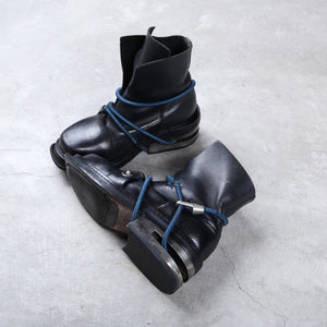 Dirk Bikkembergs 1996 Black Steel Cut Boots