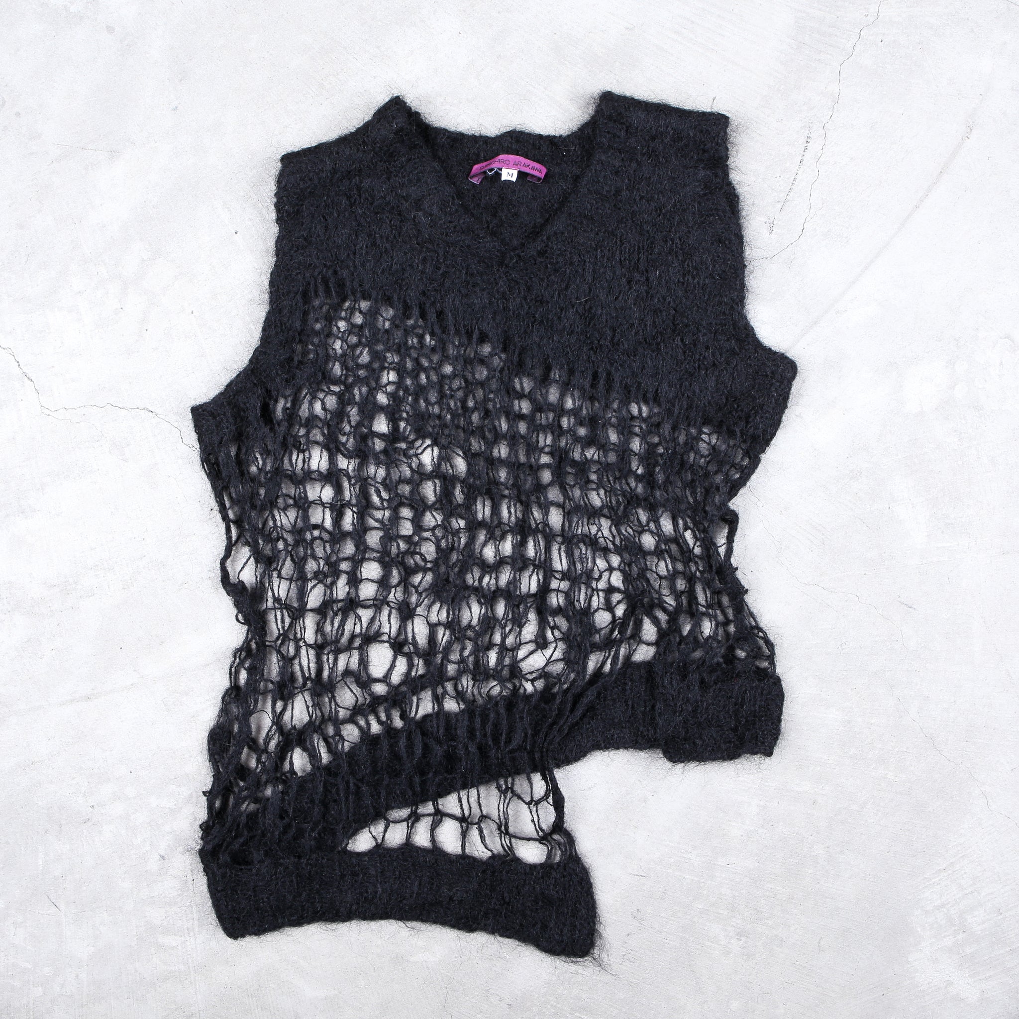 Shinichiro Arakawa SS/98 Asymmetrical Wool Knit – akaibu.co