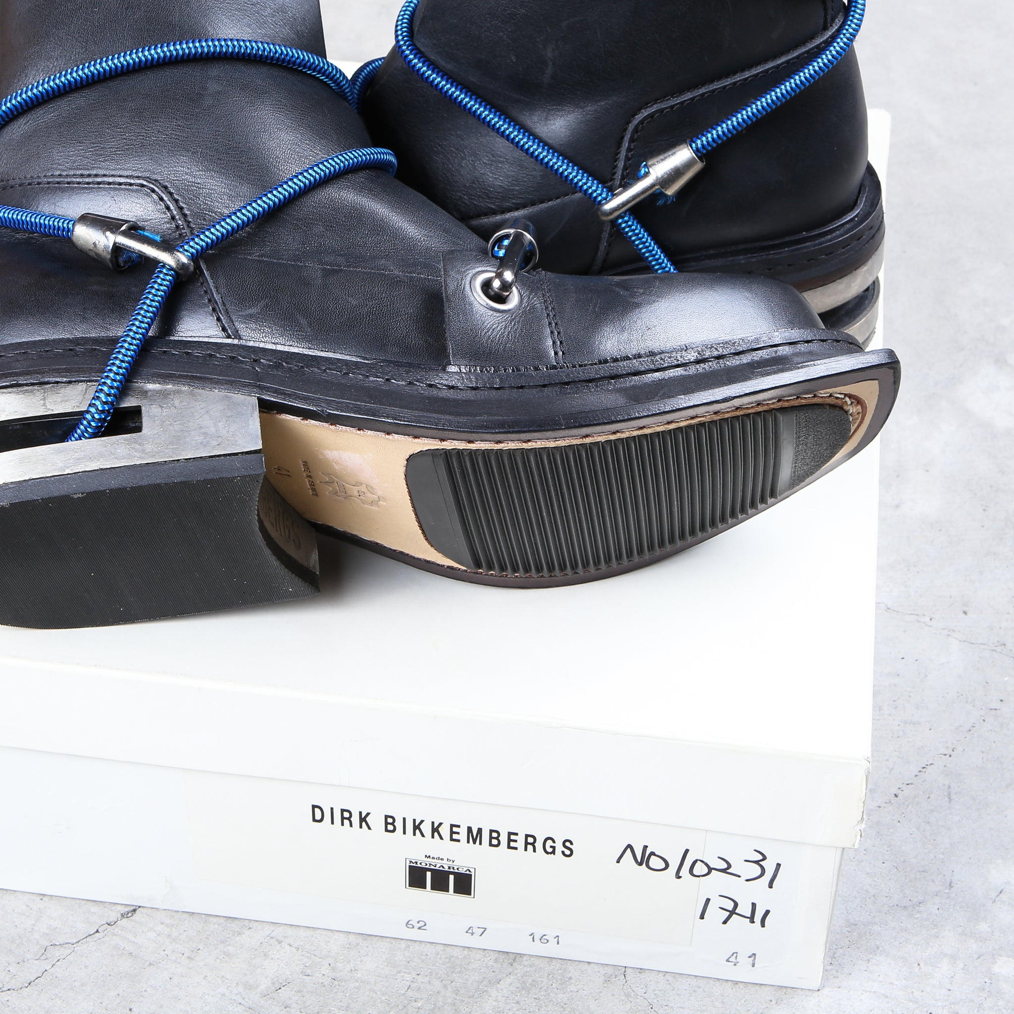 Dirk Bikkembergs Deadstock 1996 Steel Cut Heels in Box