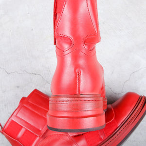 Dirk Bikkembergs Red Velcro Boots FW/95