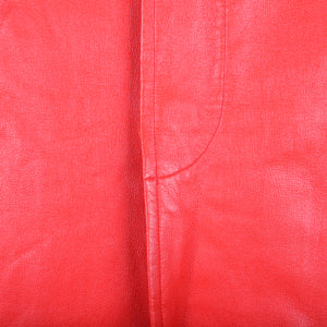 Comme Des Garcons Chambes Red Leather Jacket