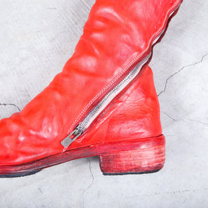 Carol Christian Poell Red Prosthetic Tornado Boots