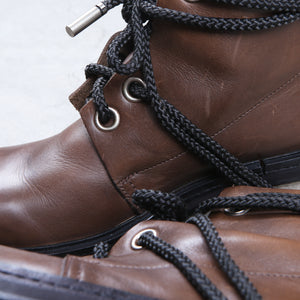 Dirk Bikkembergs Brown Metal Mountaineering Boots Laced